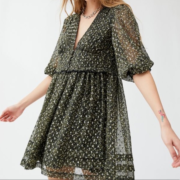 chiffon babydoll dress